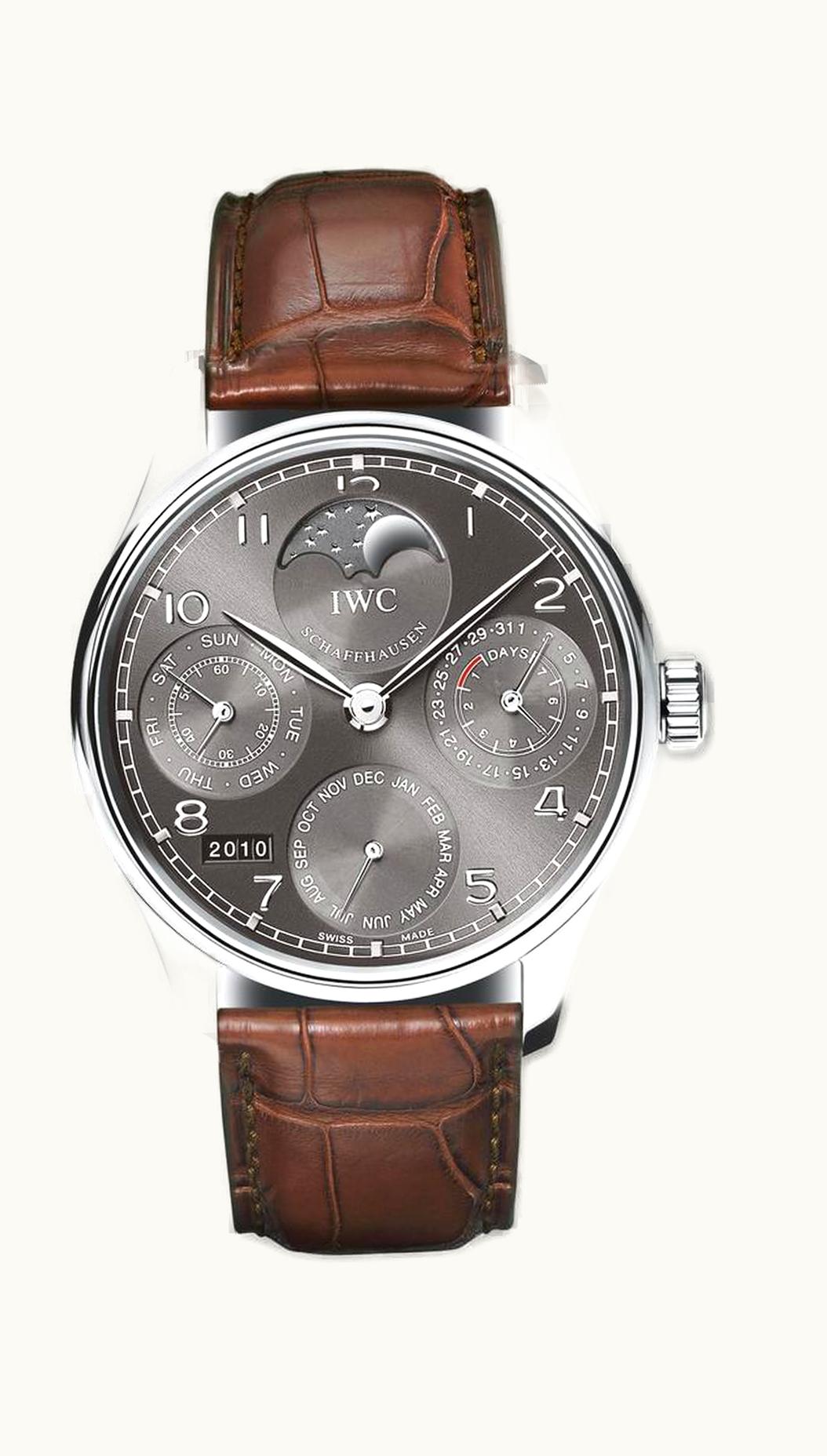 IWC Portugieser Perpetual Calendar 5023 White Gold / Ardoise