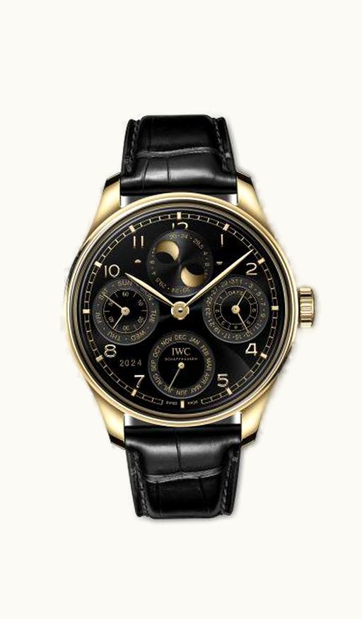 IWC Portugieser Perpetual Calendar 44 Armor Gold / Black