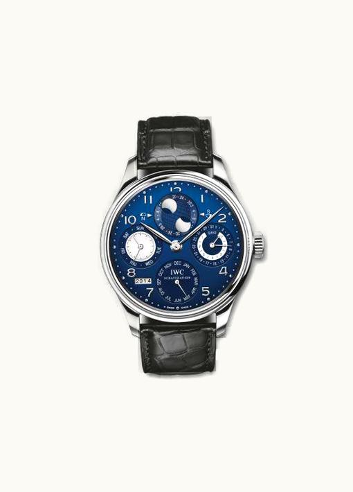 IWC Portugieser Perpetual Calendar 5032 White Gold / Blue