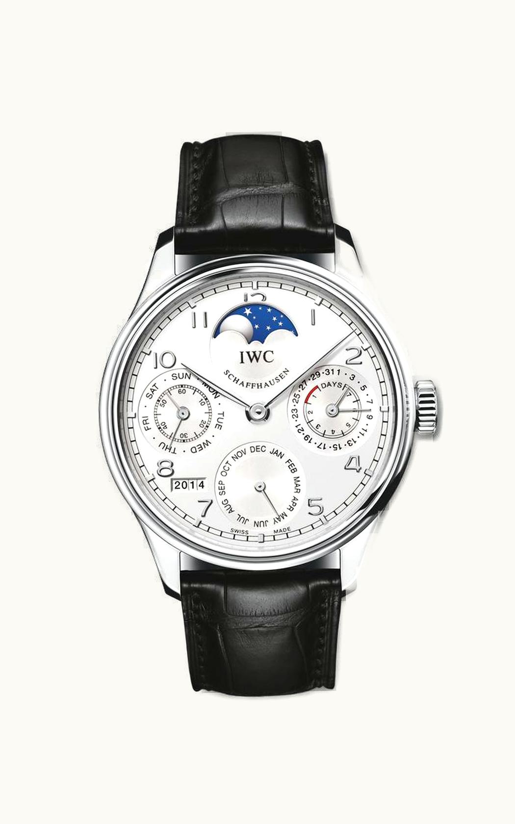 IWC Portugieser Perpetual Calendar 5023 Platinum / Silver