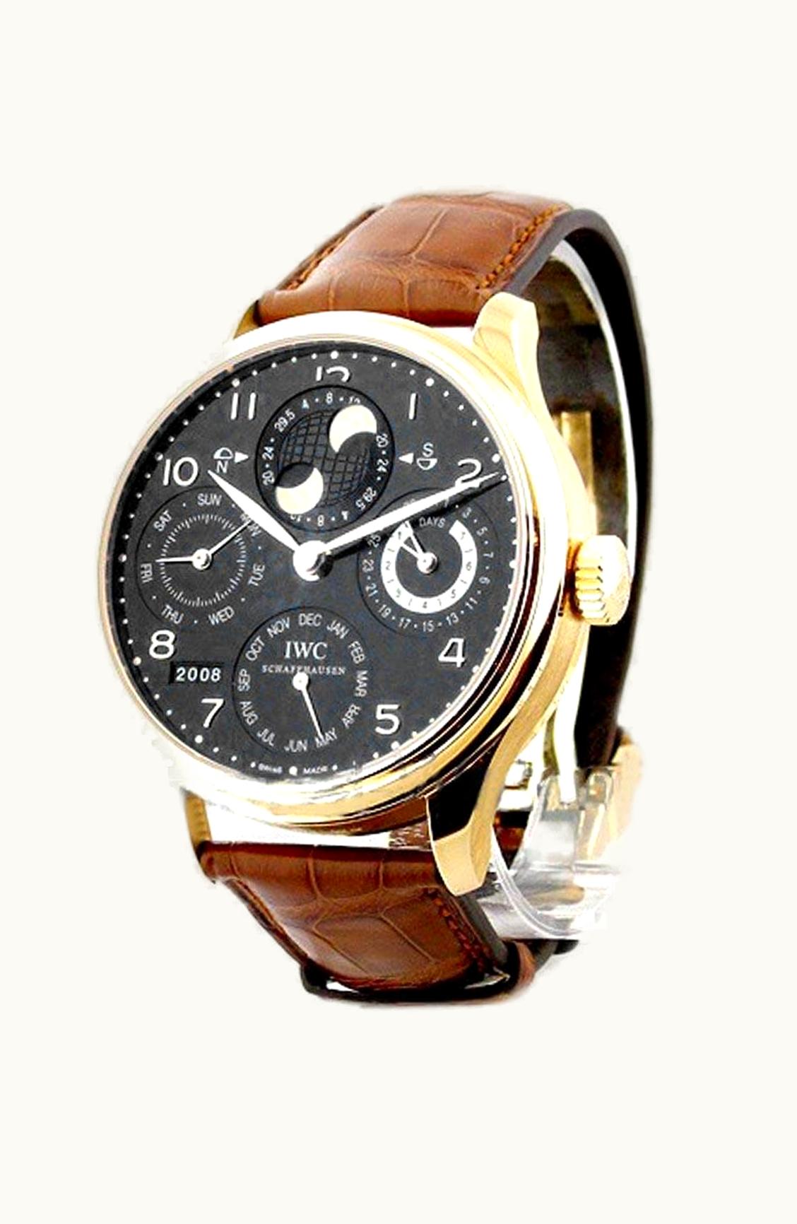 IWC Portuguese Perpetual Calendar 5021 Yellow Gold / Silver