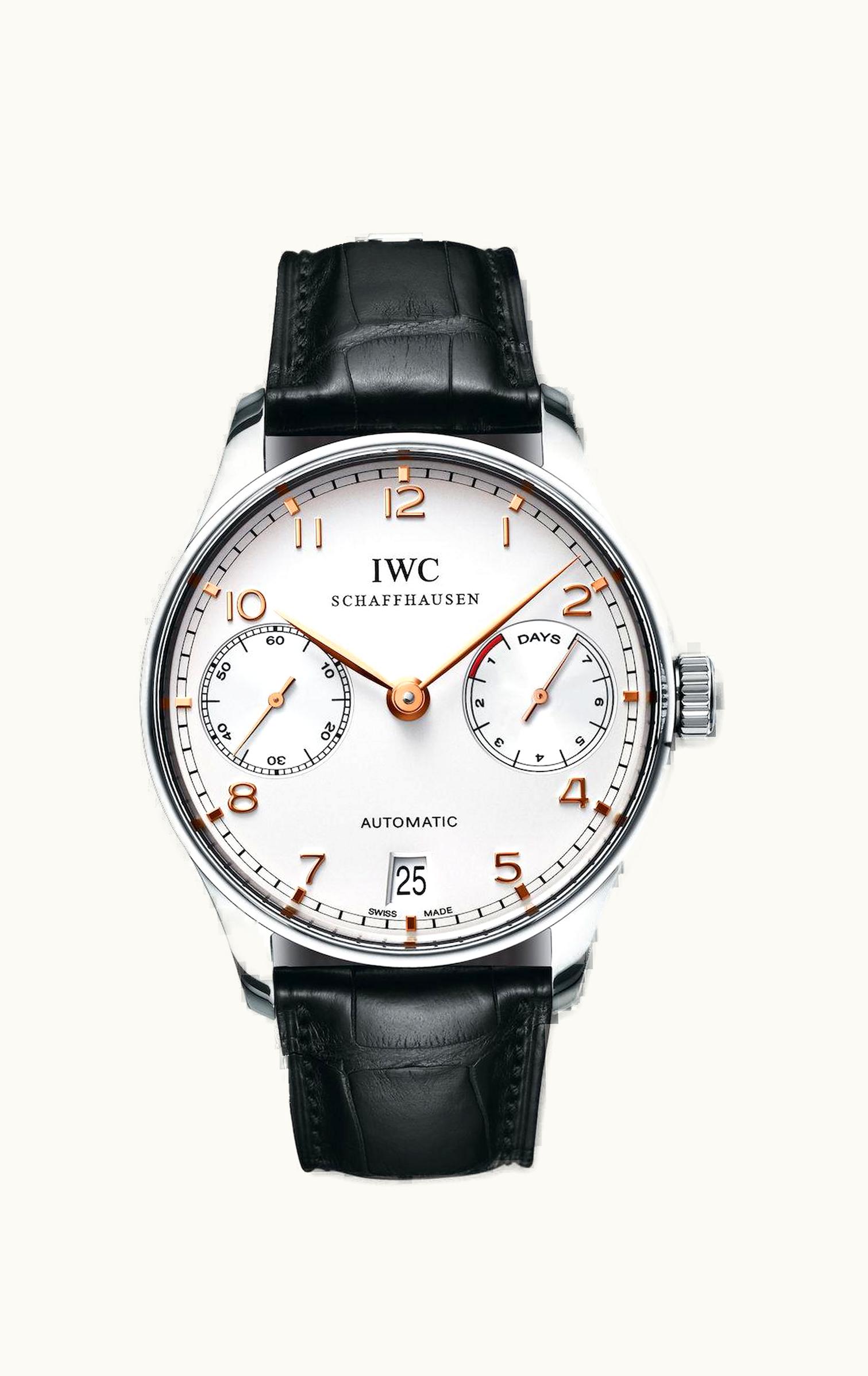IWC Portuguese Automatic Stainless Steel / Silver