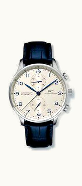 IWC Portugieser Chrono-Automatic Platinum / Silver