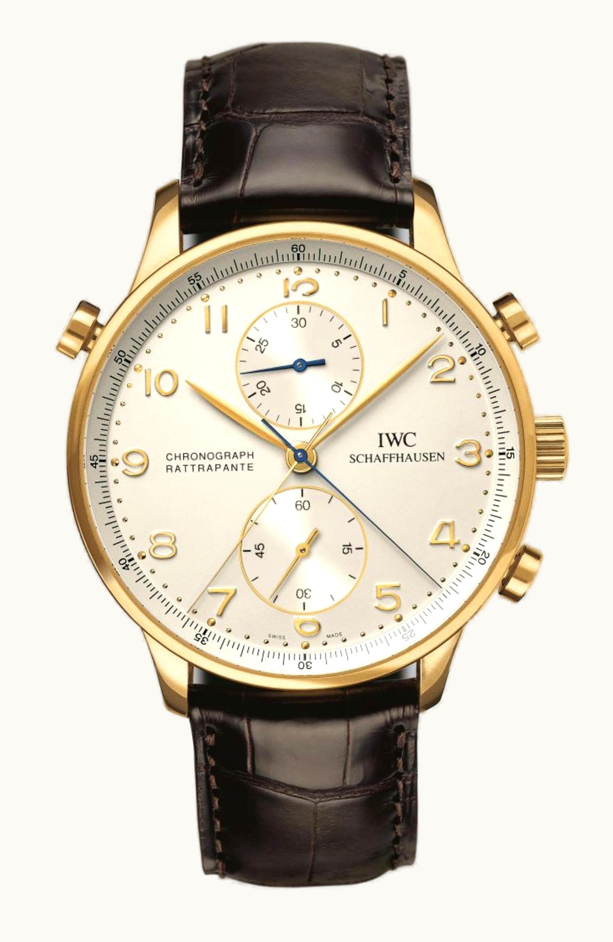 IWC Portugieser Chrono-Rattrapante Yellow Gold / Silver