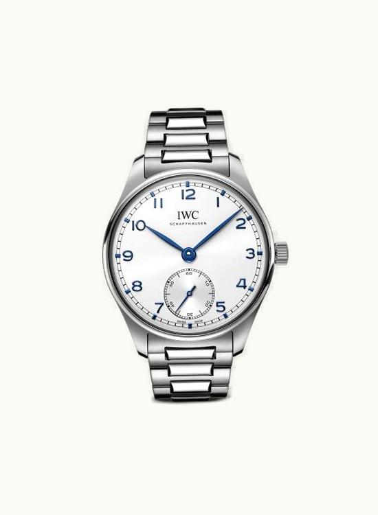 IWC Portugieser Automatic 40 Stainless Steel / Silver - Blue / Bracelet