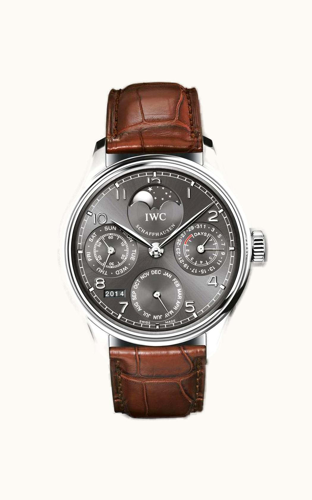 IWC Portugieser Perpetual Calendar 5023 White Gold / Ardoise