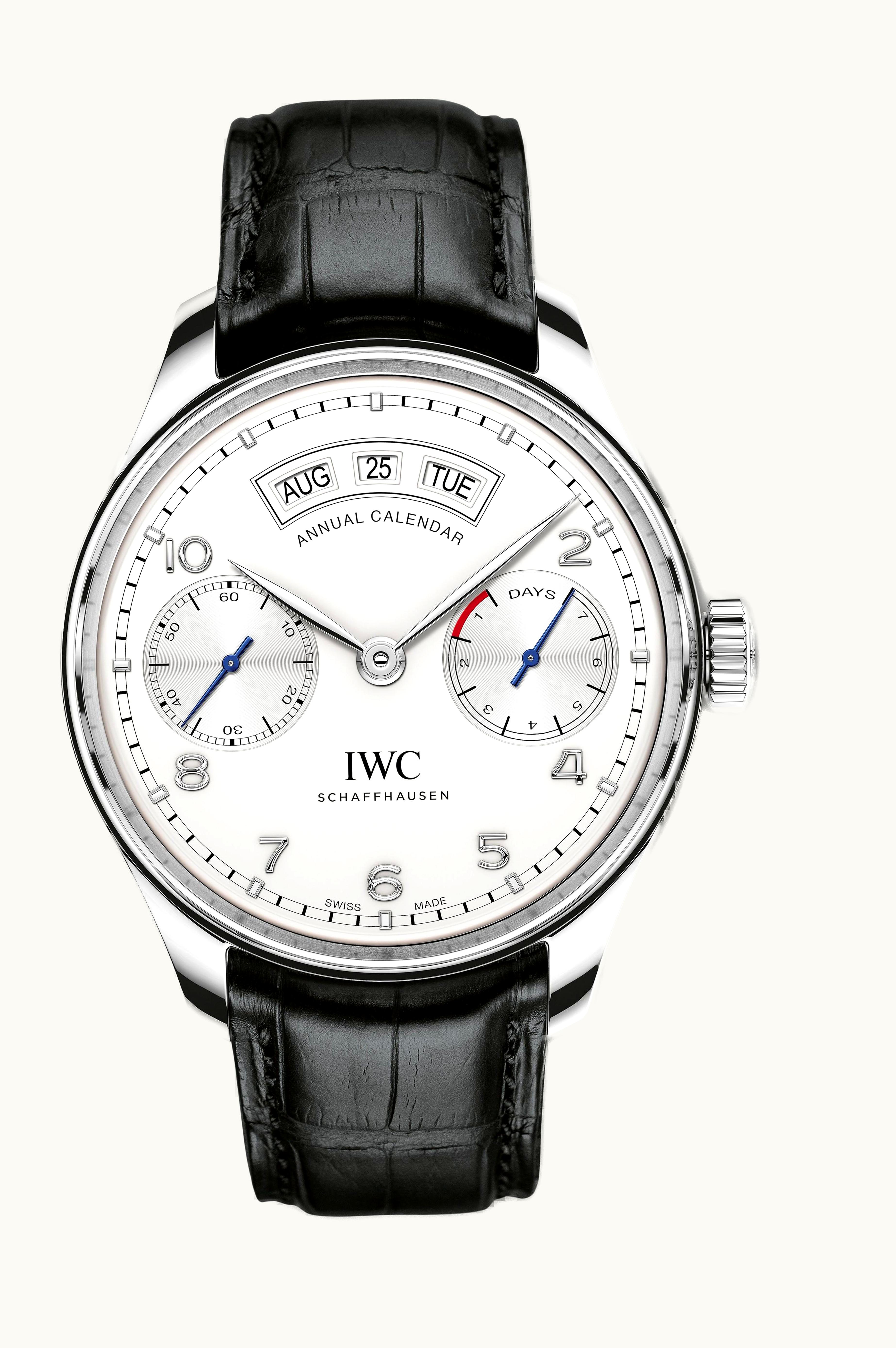 IWC Portugieser Annual Calendar Stainless Steel / Silver