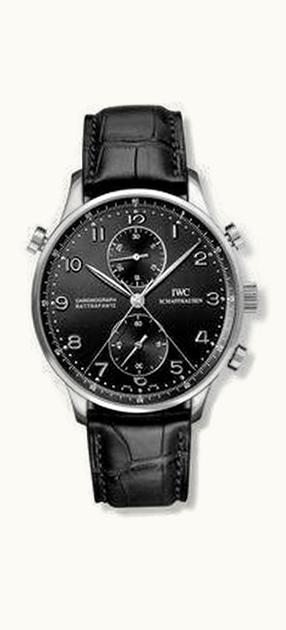 IWC Portugieser Chrono-Rattrapante Stainless Steel / Cortina