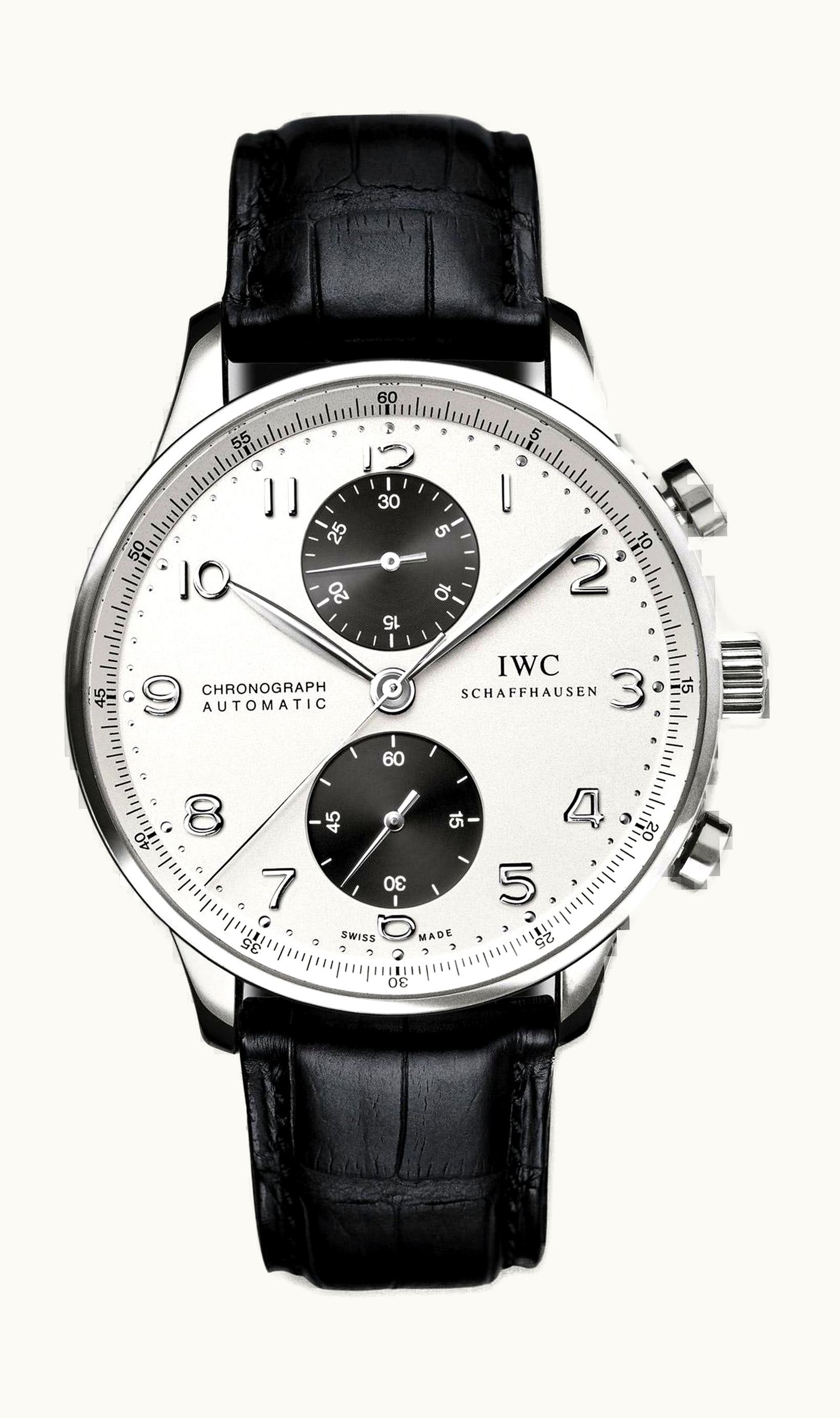 IWC Portuguese Chrono-Automatic Stainless Steel / Panda