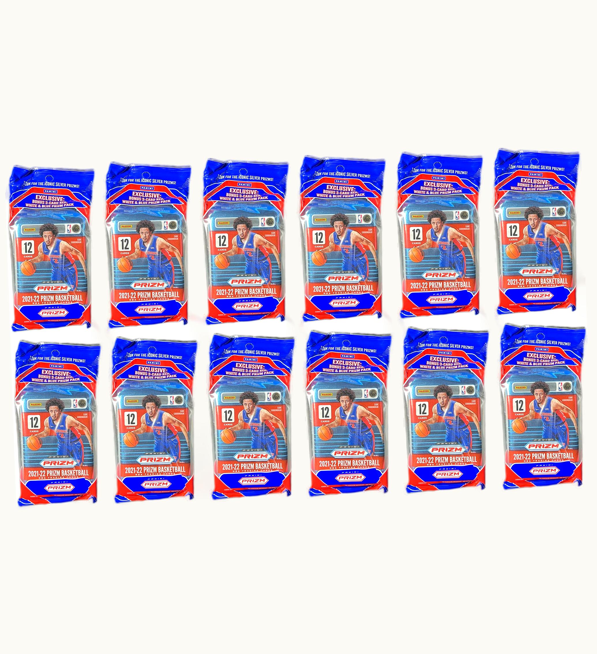 Panini 2021 22 Panini Prizm Basketball Cello Pack 12x Lot