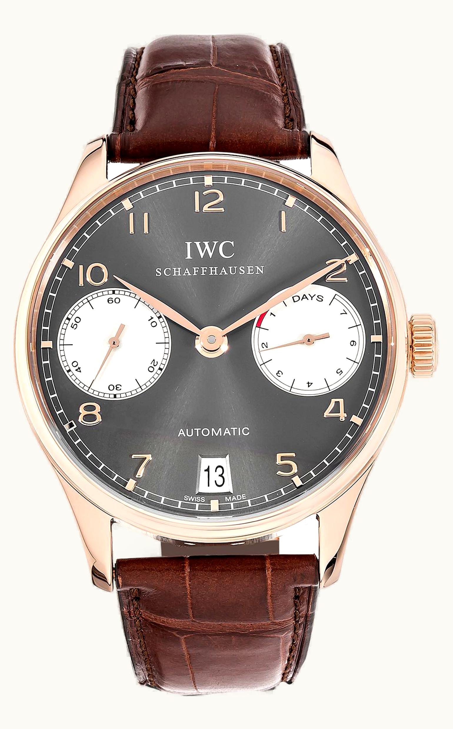 IWC Portuguese Automatic Red Gold / Tourneau