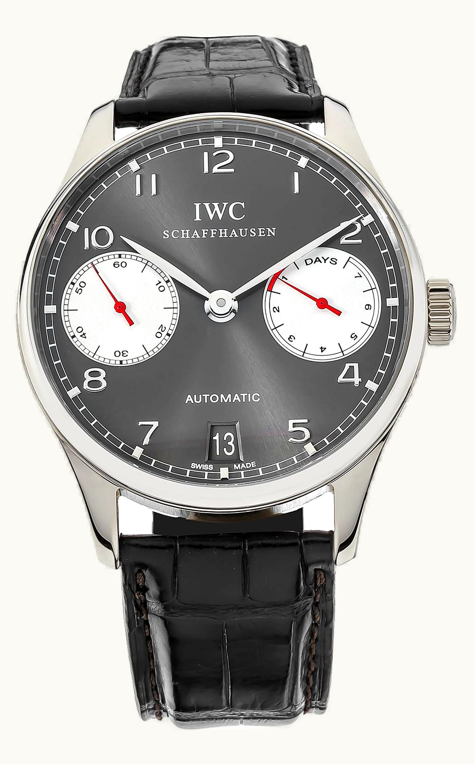 IWC Portuguese Automatic White Gold / Tourneau