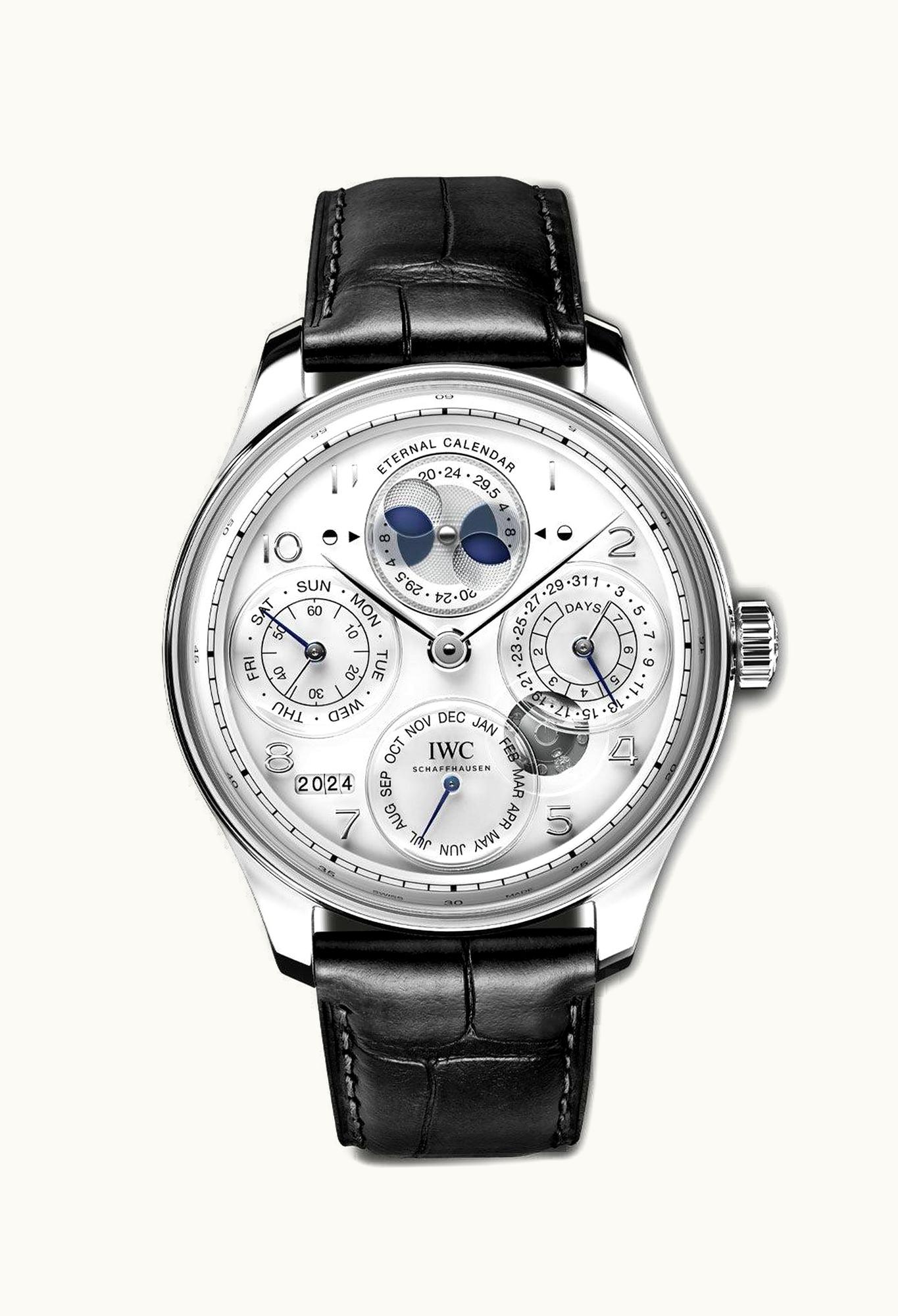 IWC Portuguese Perpetual Calendar 5021 Platinum / Silver