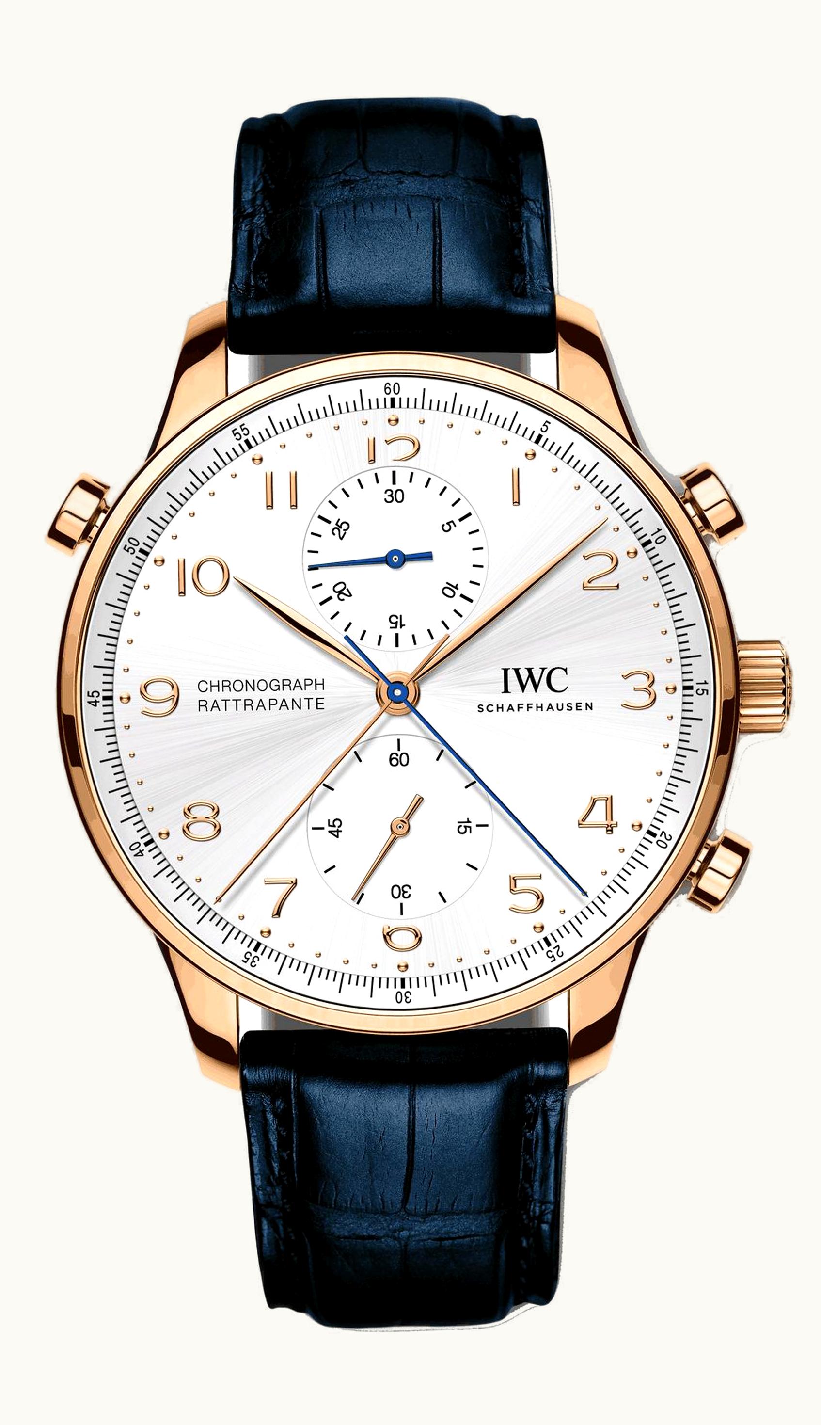 IWC Portuguese Chrono-Rattrapante Red Gold / Silver / Lisboa