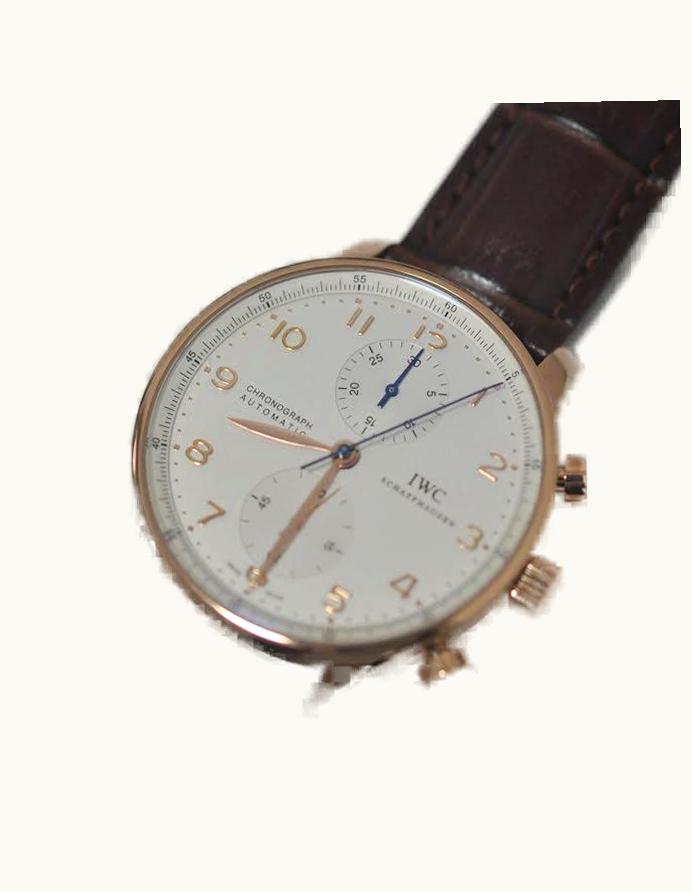 IWC Portugieser Chrono-Automatic White Gold / Black / Diamond