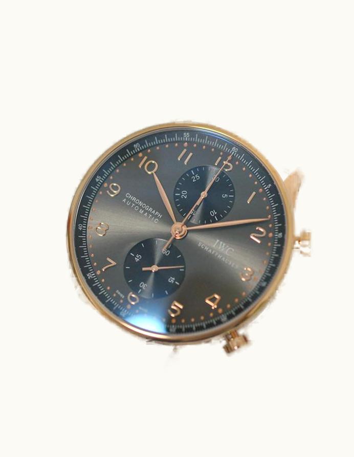 IWC Portuguese Chrono-Automatic Rose Gold / Black / Diamond