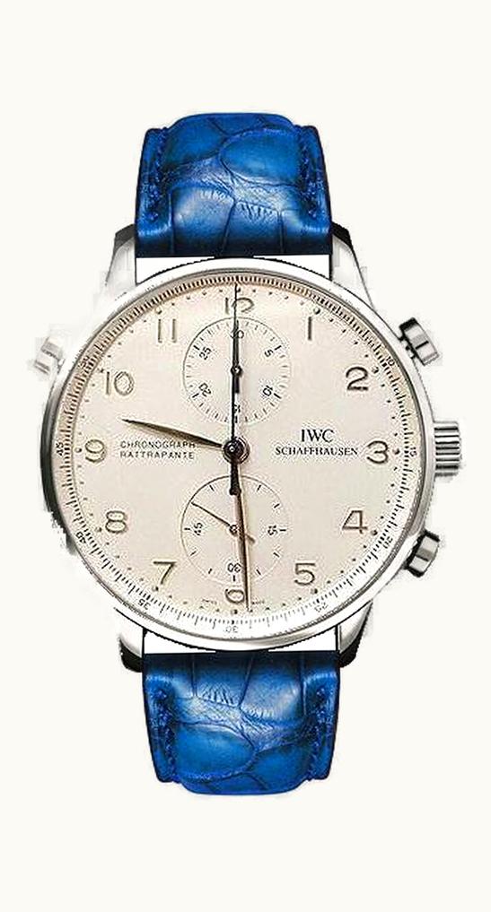 IWC Portuguese Chrono-Rattrapante White Gold / Silver