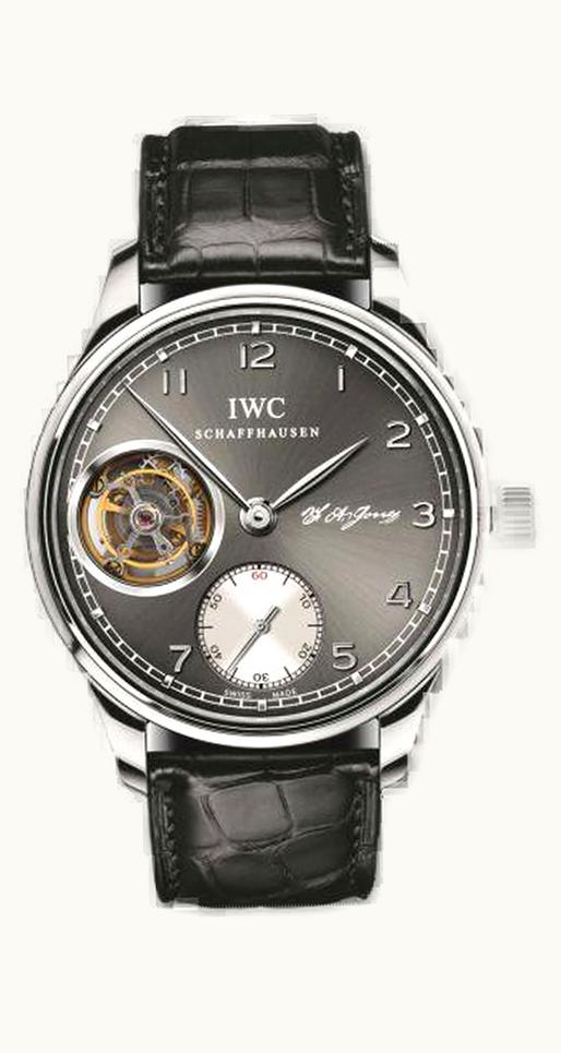 IWC Portugieser Tourbillon Hand-Wound F.A. Jones White Gold / Ardoise
