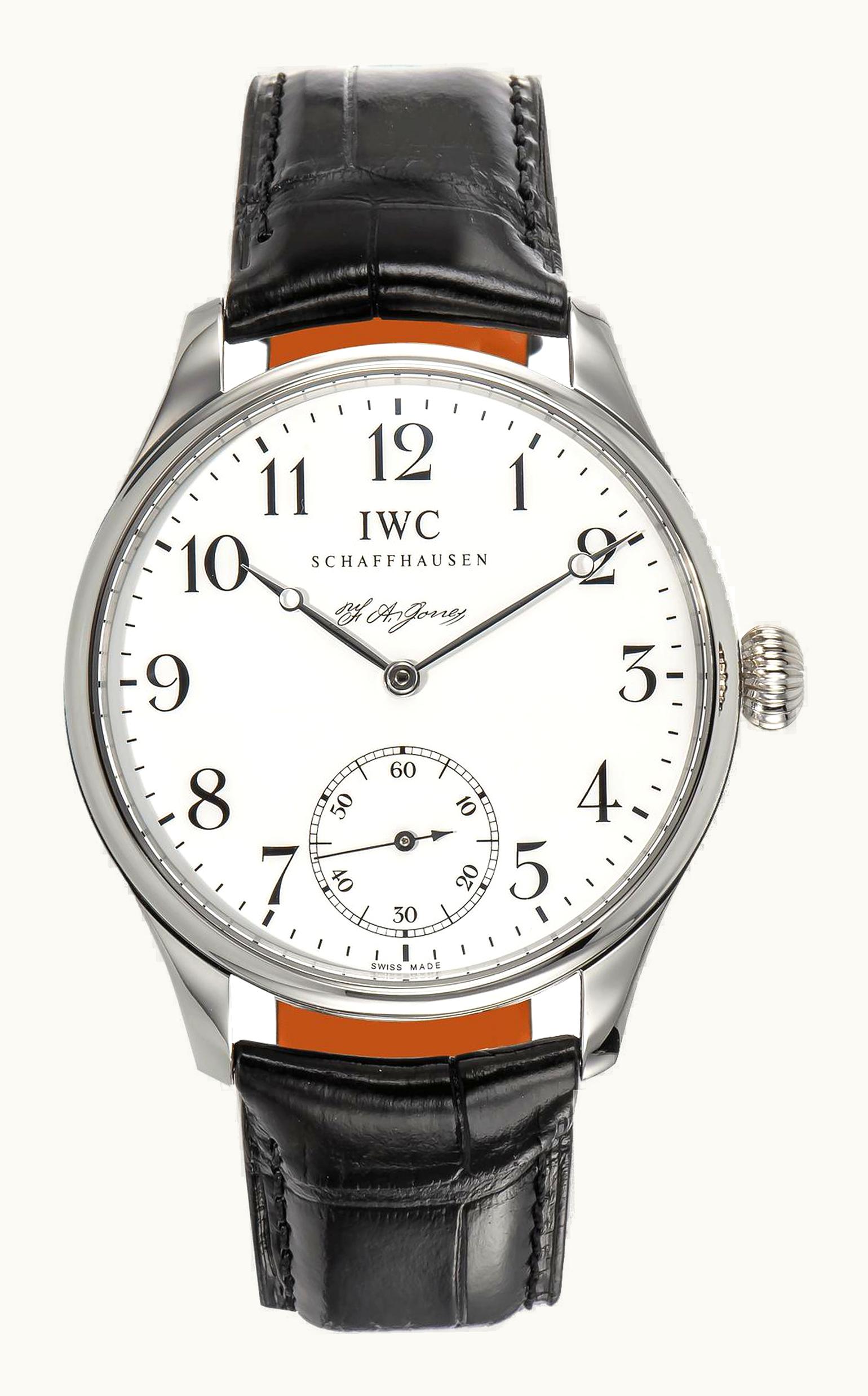 IWC Portugieser Tourbillon Hand-Wound F.A. Jones Platinum / Black