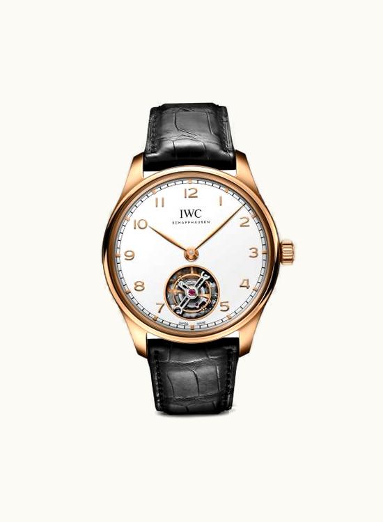 IWC Portugieser Hand-Wound Tourbillon Armor Gold / Silver