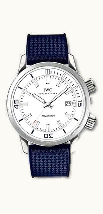 IWC Vintage Aquatimer Automatic 1967 White Gold / White
