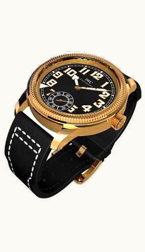 IWC Vintage Pilot’s Watch Hand-Wound 1936 Rose Gold / Black / Sincere