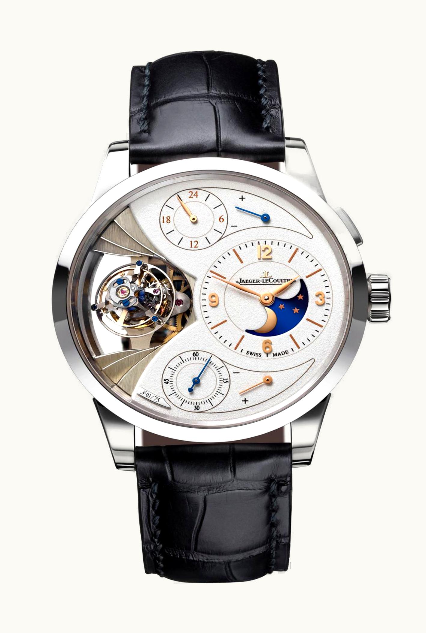 Jaeger-LeCoultre Duomètre Sphérotourbillon Moon Platinum / Silver