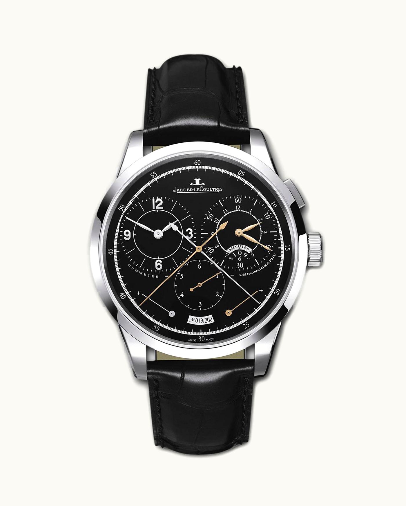 Jaeger-LeCoultre Duomètre Chronographe White Gold Black