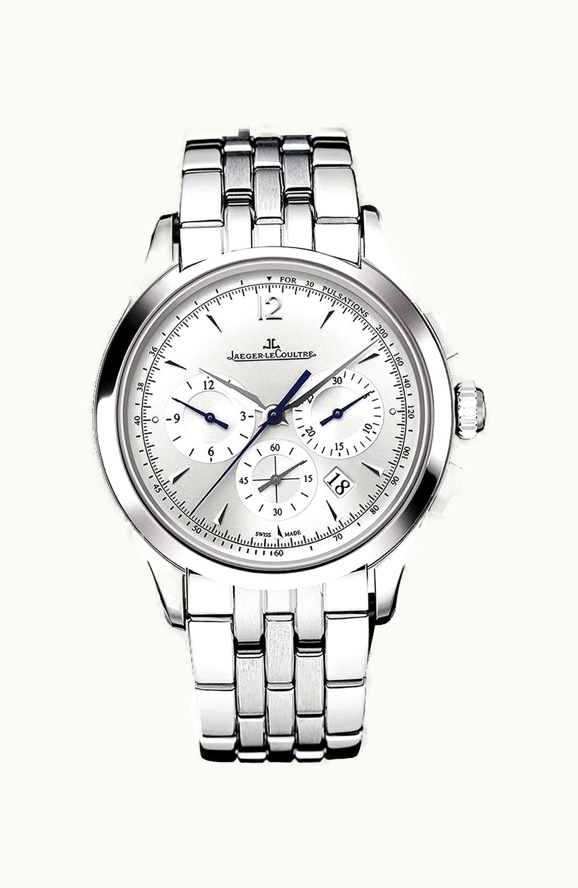 Jaeger-LeCoultre Master Chronograph Stainless Steel / Silver / Bracelet