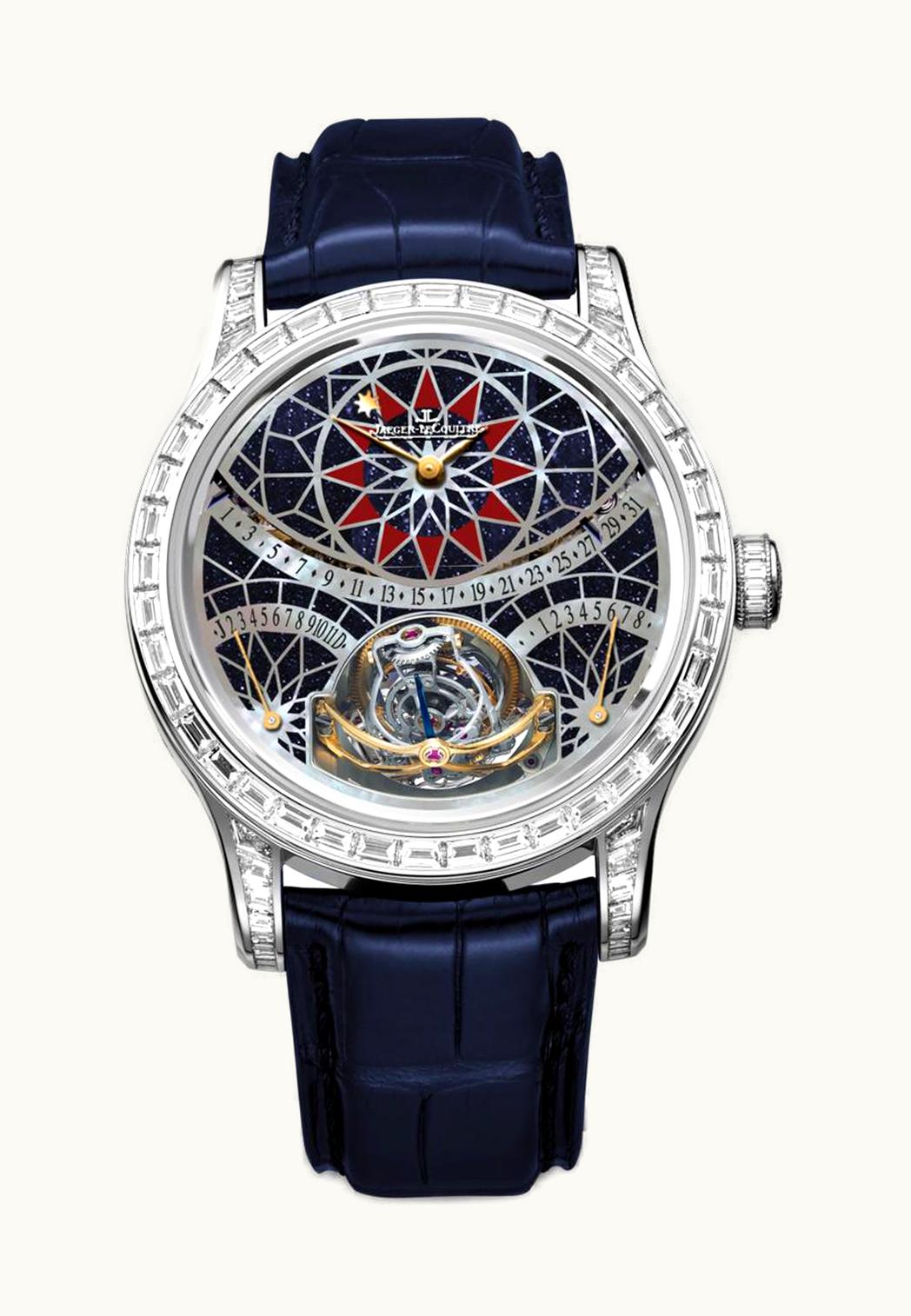 Jaeger-LeCoultre Master Gyrotourbillon 1 Platinum / Baguette / Aventurine