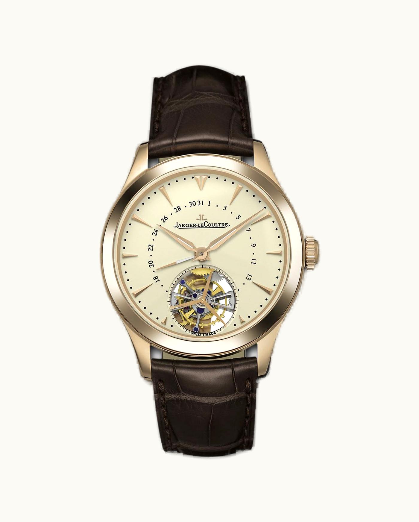 Jaeger-LeCoultre Master Tourbillon Pink Gold Beige