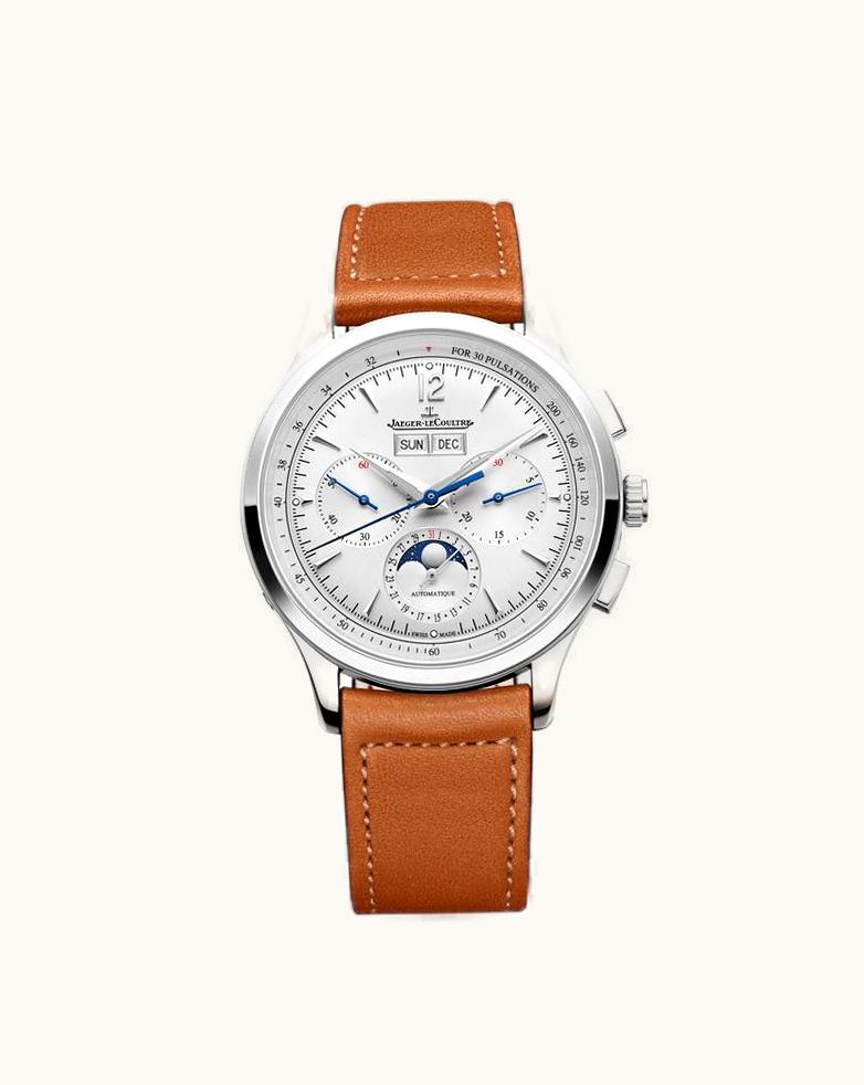 Jaeger-LeCoultre Master Control Chronograph Calendar Stainless Steel / Silver / Novonappa