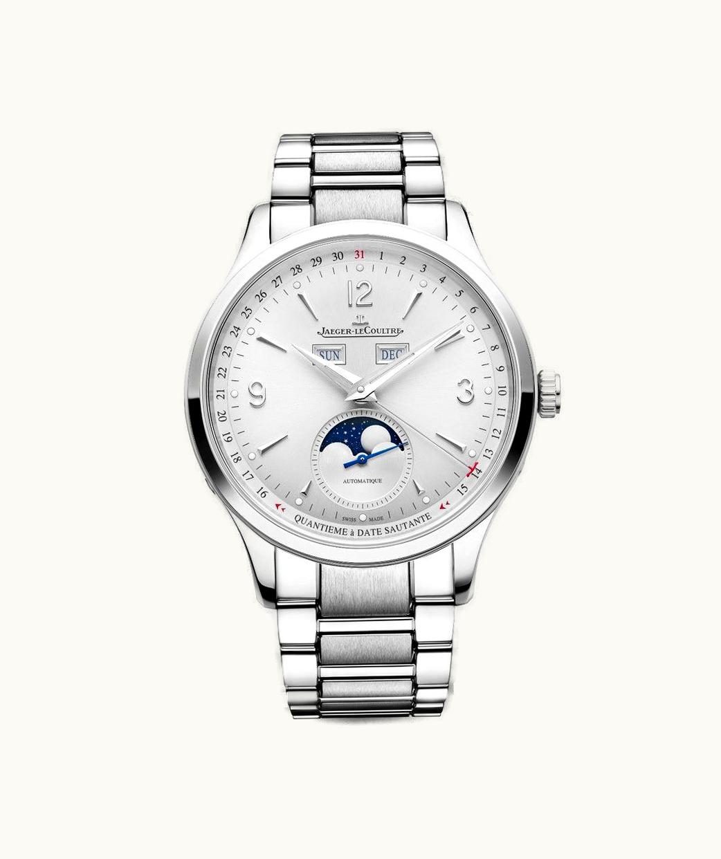 Jaeger-LeCoultre Master Control Calendar Stainless Steel / Silver / Bracelet