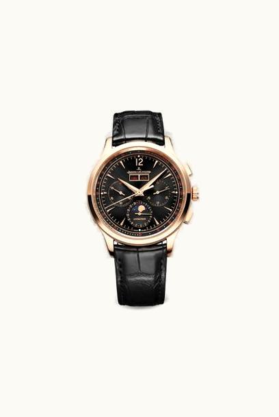 Jaeger-LeCoultre Master Control Chronograph Calendar Pink Gold / Black / Alligator