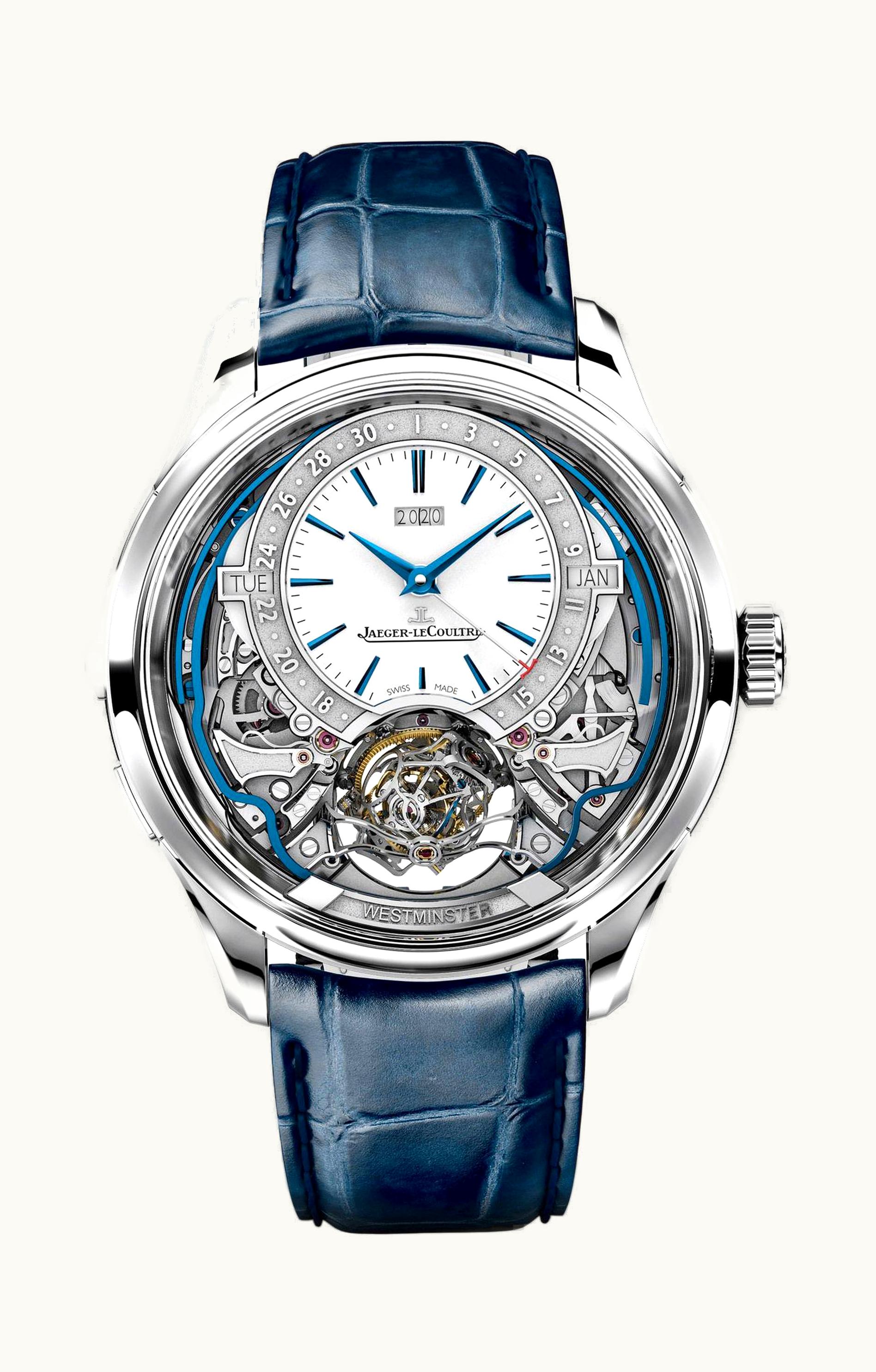 Jaeger-LeCoultre Master Grande Tradition Gyrotourbillon Westminster Perpetual White Gold / Silver