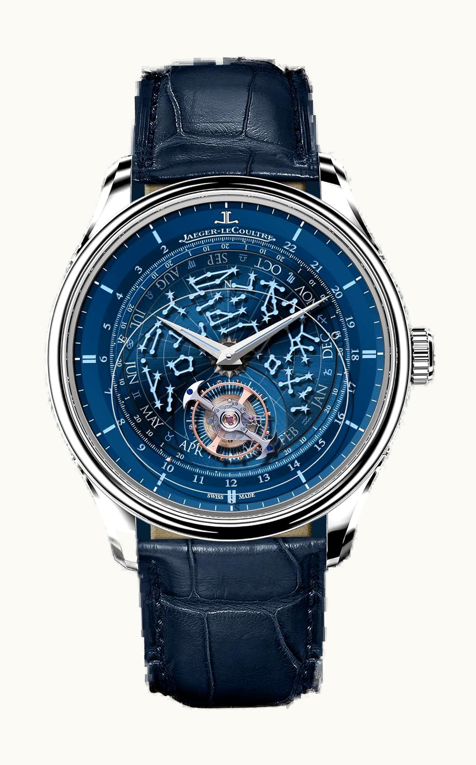 Jaeger-LeCoultre Master Grande Tradition Tourbillon Céleste White Gold / Blue