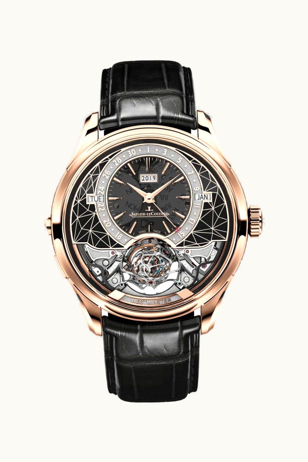 Jaeger-LeCoultre Master Grande Tradition Gyrotourbillon 3 Pink Gold / Blue