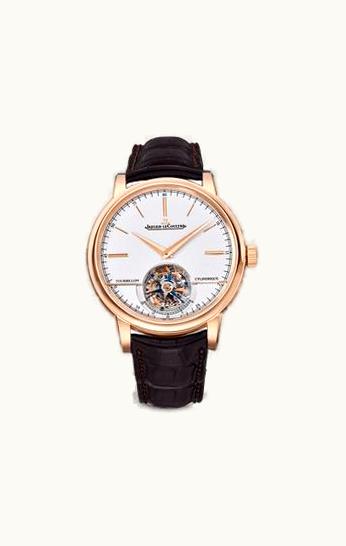 Jaeger-LeCoultre Master Grande Tradition Tourbillon Cylindrique Pink Gold / Silver