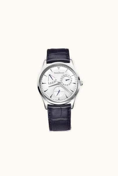 Jaeger-LeCoultre Master Ultra Thin Réserve de Marche Stainless Steel / Silver / Alligator