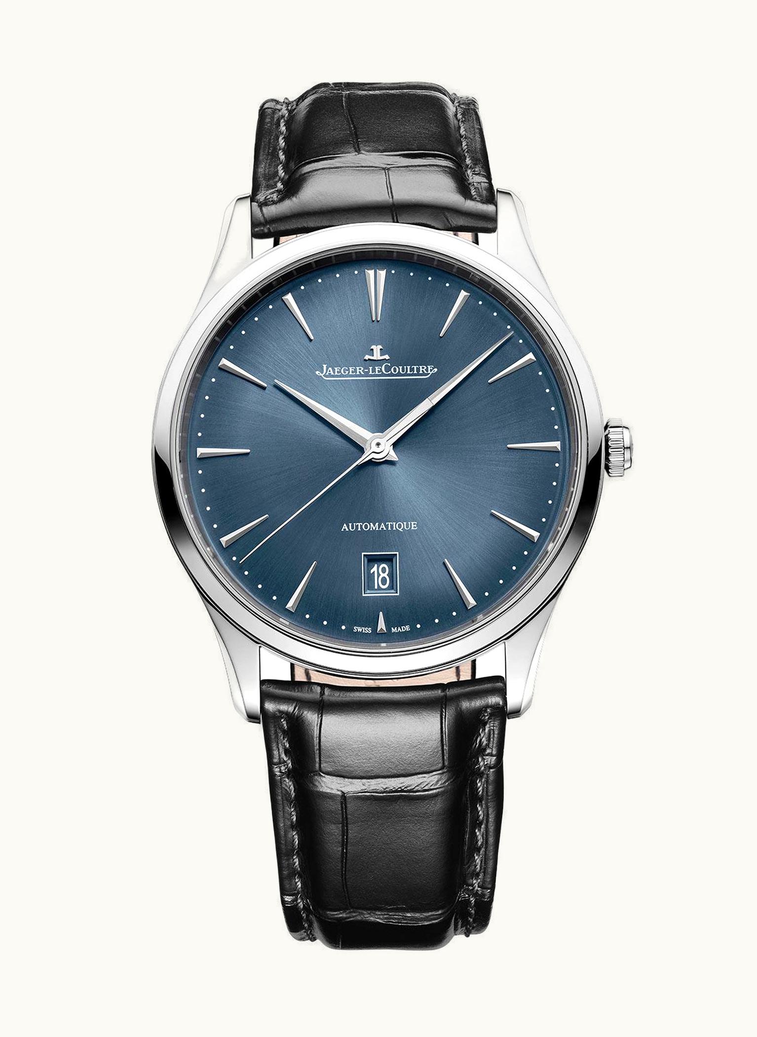 Jaeger-LeCoultre Master Ultra Thin Tourbillon White Gold / Blue Enamel