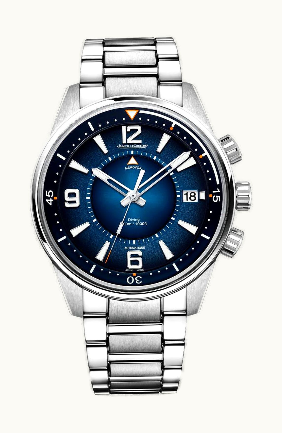 Jaeger-LeCoultre Polaris Mariner Memovox Stainless Steel / Blue / Bracelet
