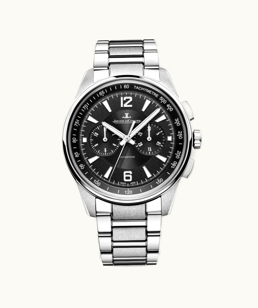 Jaeger-LeCoultre Polaris Chronograph Stainless Steel / Black / Bracelet