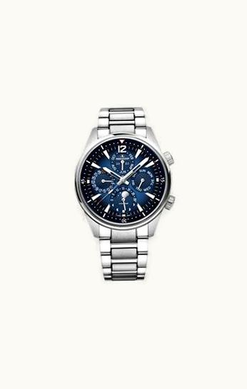 Jaeger-LeCoultre Polaris Perpetual Calendar Stainless Steel / Blue / Bracelet