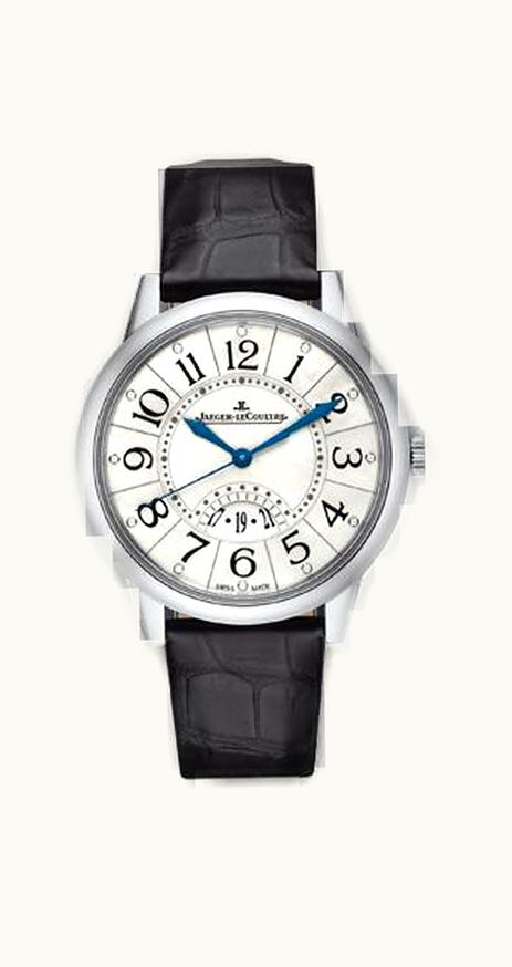 Jaeger-LeCoultre Rendez-Vous Night & Day Large Pink Gold / Diamond / Silver / Alligator