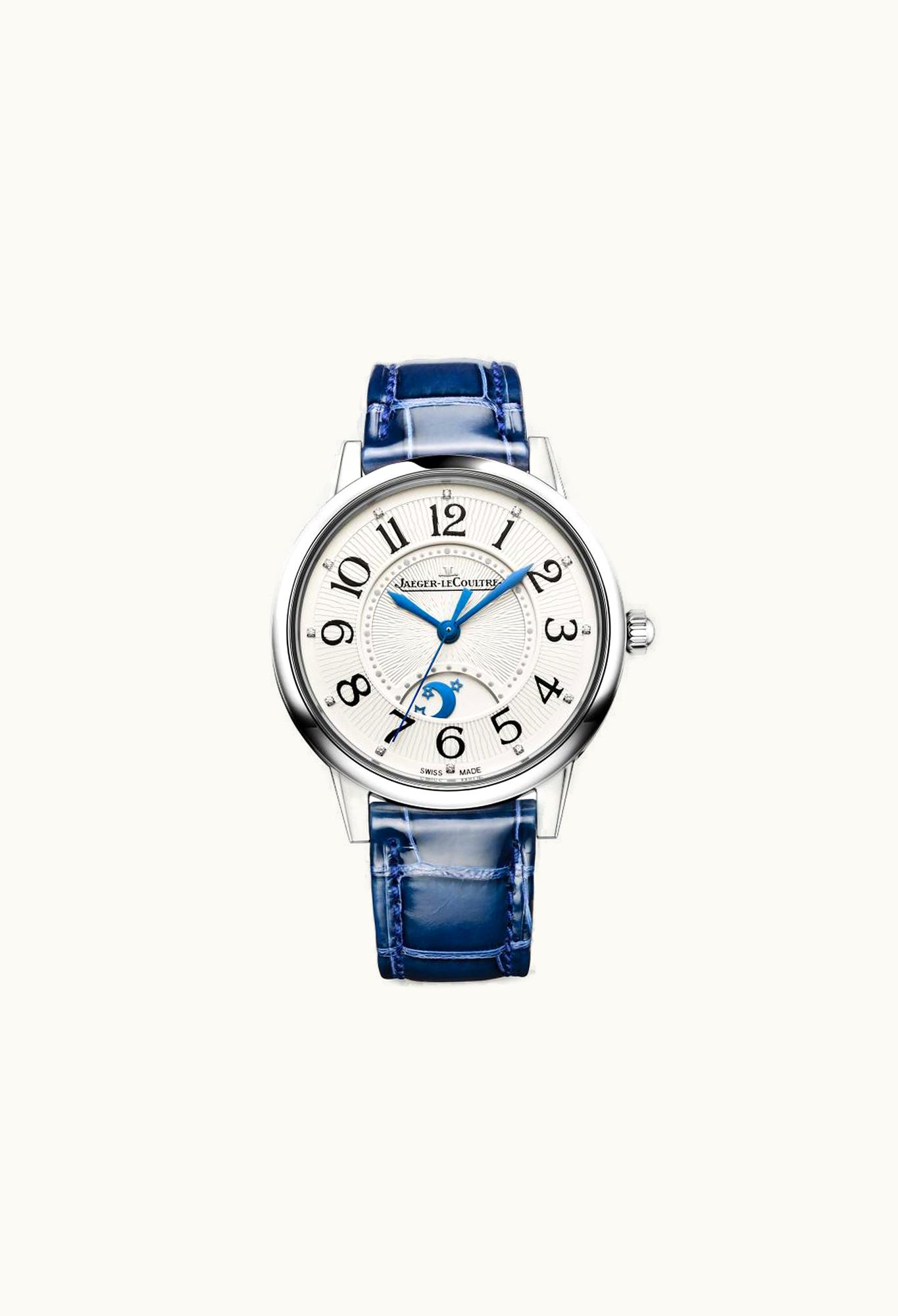 Jaeger-LeCoultre Rendez-Vous Night & Day Medium Stainless Steel / Silver / Alligator