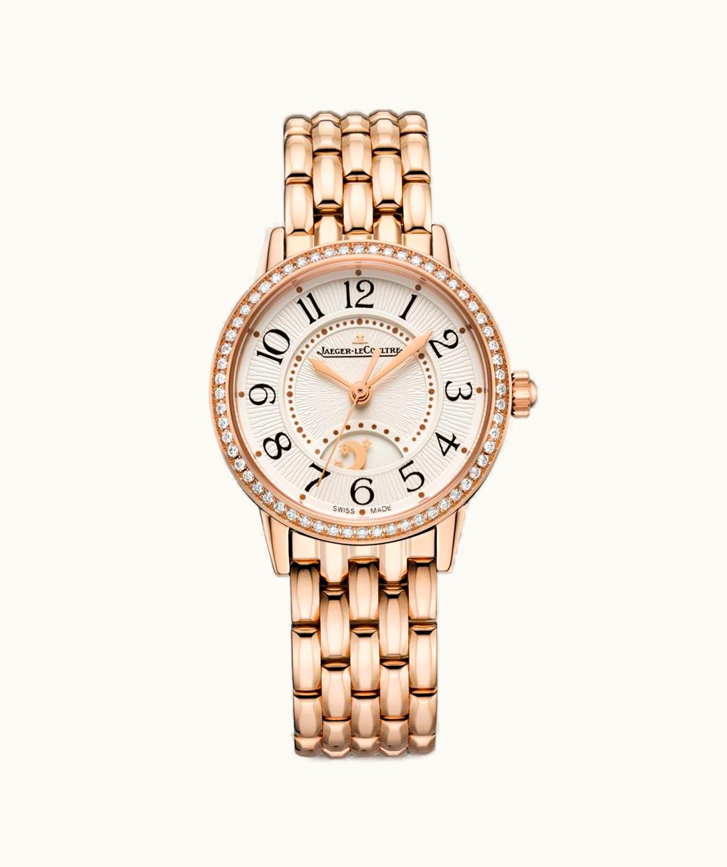 Jaeger-LeCoultre Rendez-Vous Night & Day Small Pink Gold - Diamond / Silver / Bracelet