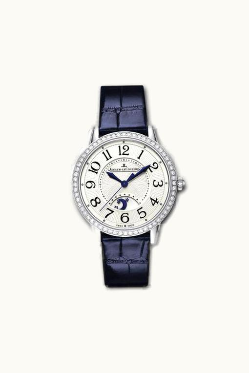 Jaeger-LeCoultre Rendez-Vous Night & Day Stainless Steel / Silver / Blue Alligator