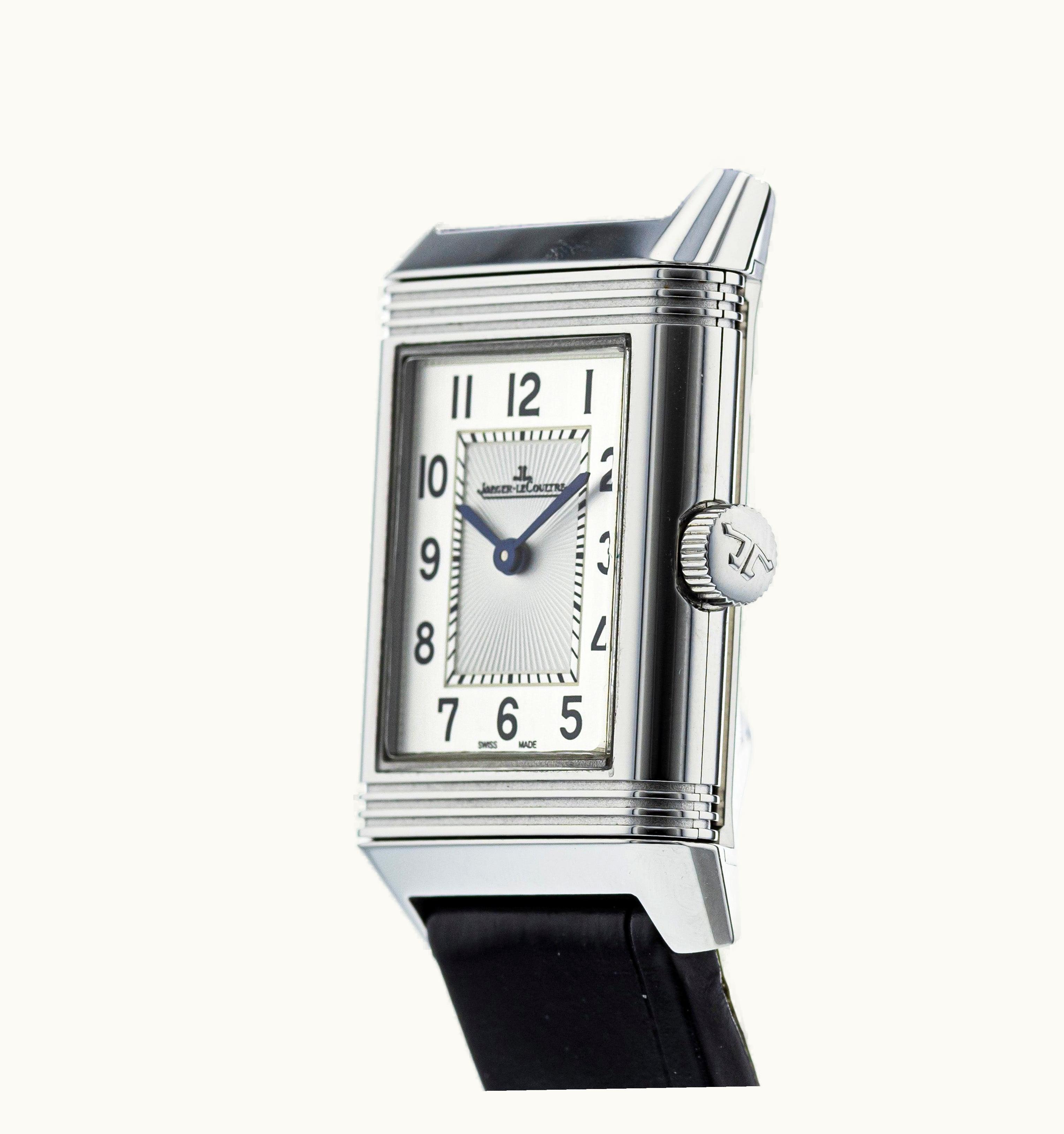 Jaeger-LeCoultre Reverso Classic Small Stainless Steel / Silver / Strap