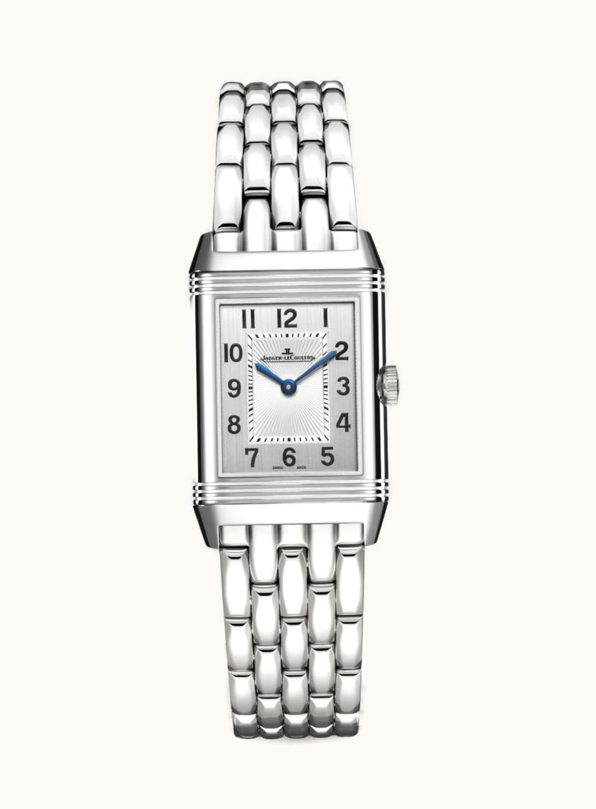 Jaeger-LeCoultre Reverso Classic Small Duetto Stainless Steel / Silver / Bracelet