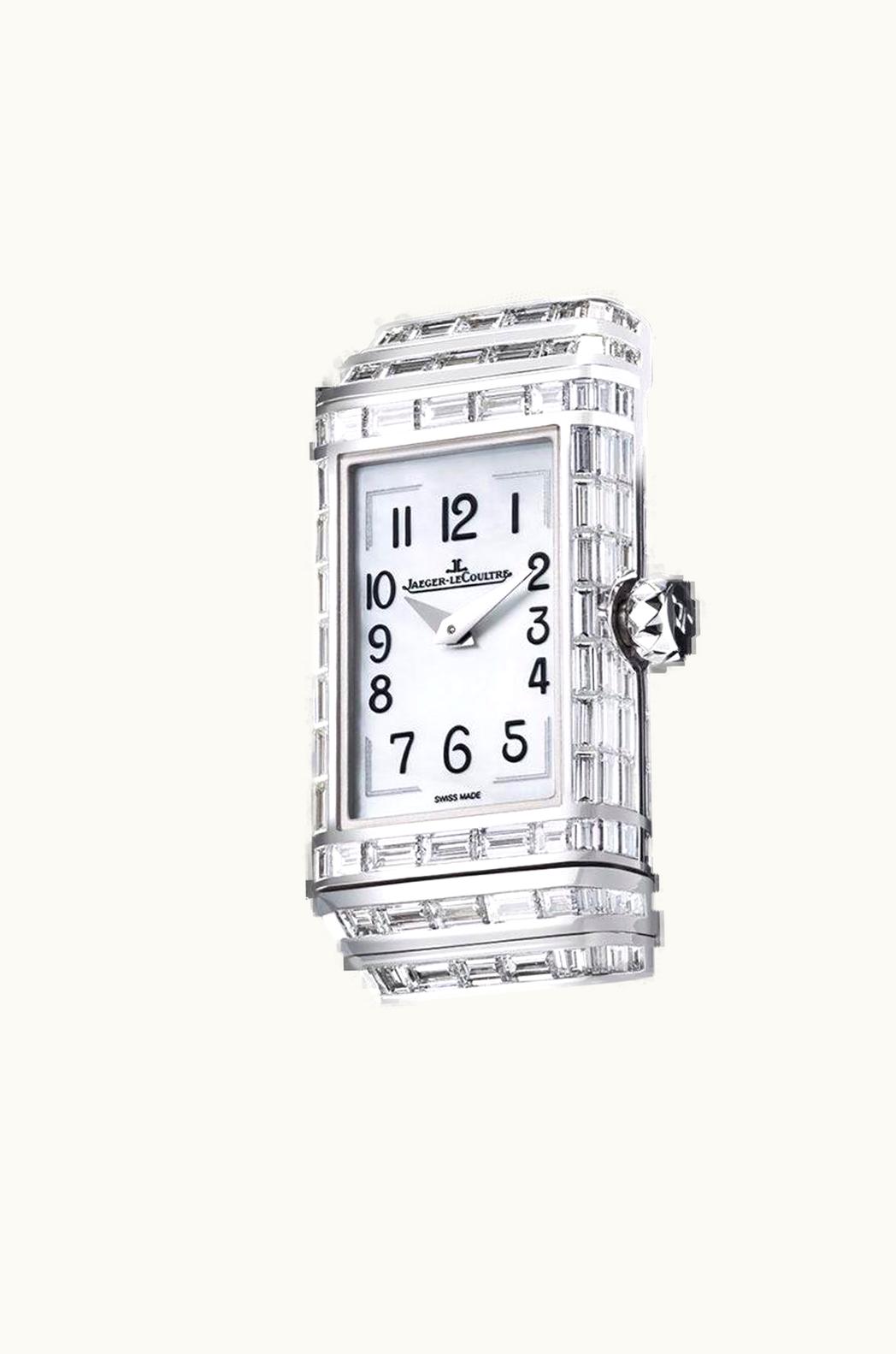 Jaeger-LeCoultre Reverso Classic Small Pink Gold / Silver / Alligator